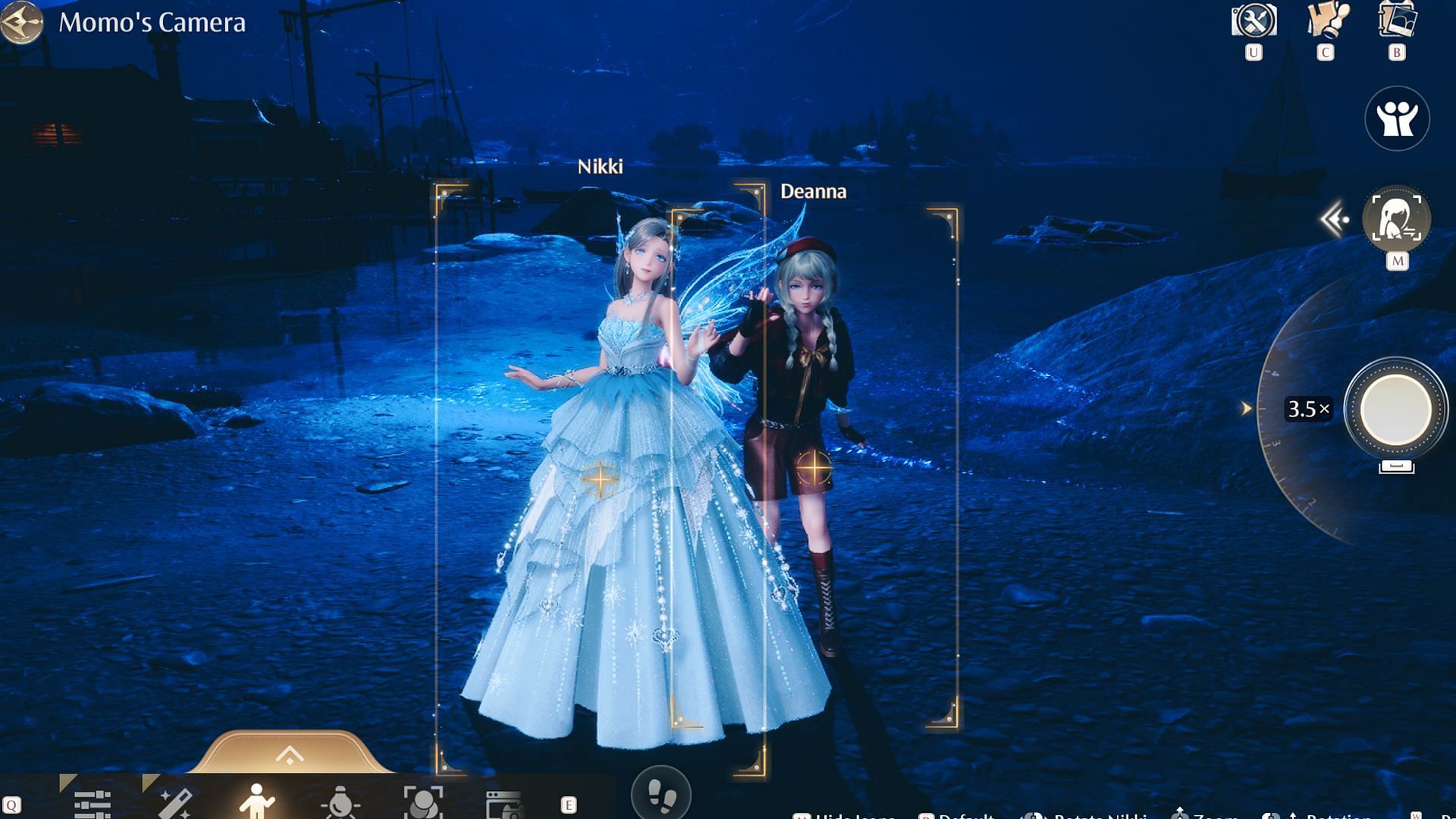 Take a photo of Nikki and Deanna while playing through the "On Our Journey" quest (Image via Sportskeeda Gaming/Infold Games)